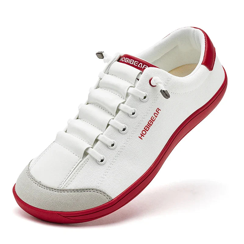 Womens Mens Barefoot Shoes | Zero Drop | Wide Toe Casual Canvas Sneakers Minimalist Walking Shoes