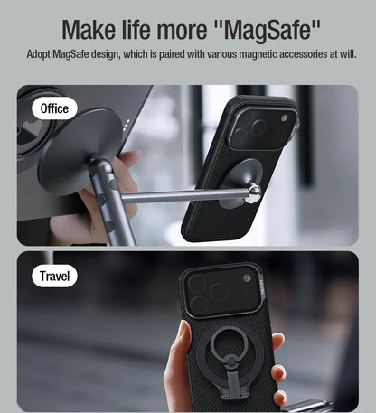 iPhone 17 Pro Max MagSafe Case Shockproof Magnetic Case For iPhone 17 Pro With Camera Protective Cover