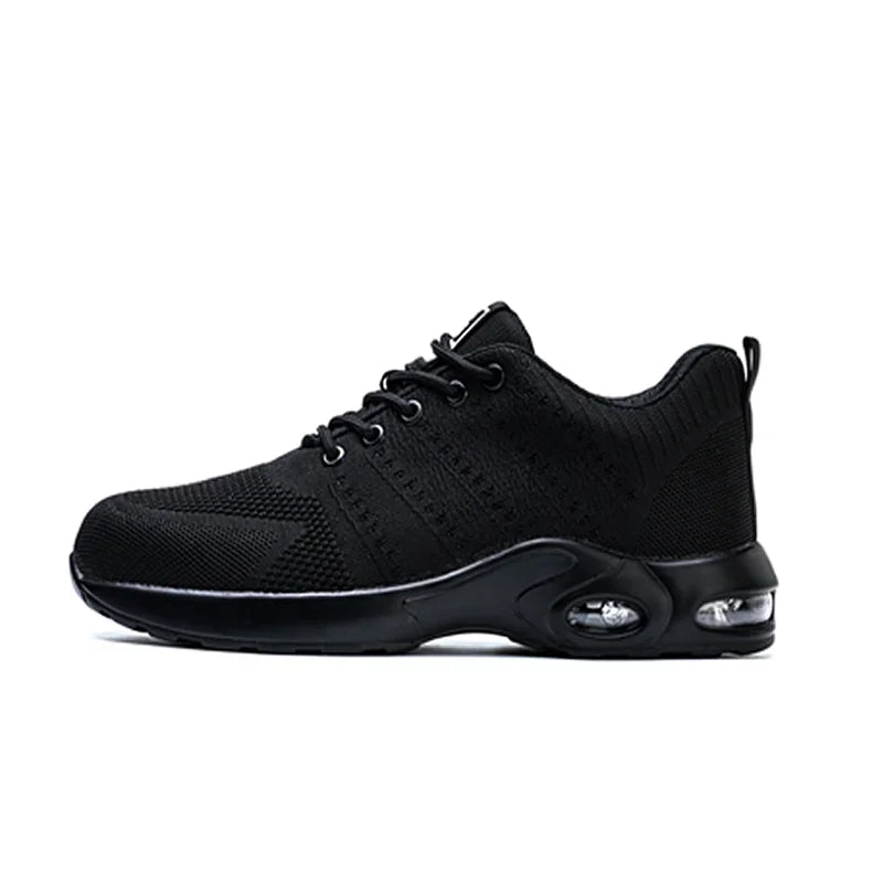 Hot Safety Work Shoes for Men & Women - Steel Toe Anti-Puncture Breathable Sneakers with Air Cushion Comfort Gift