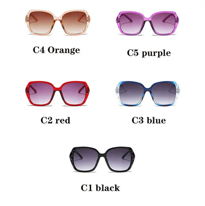 New 2022 big box polarized sunglasses han edition tide female uv web celebrity sunglasses driving round glasses female