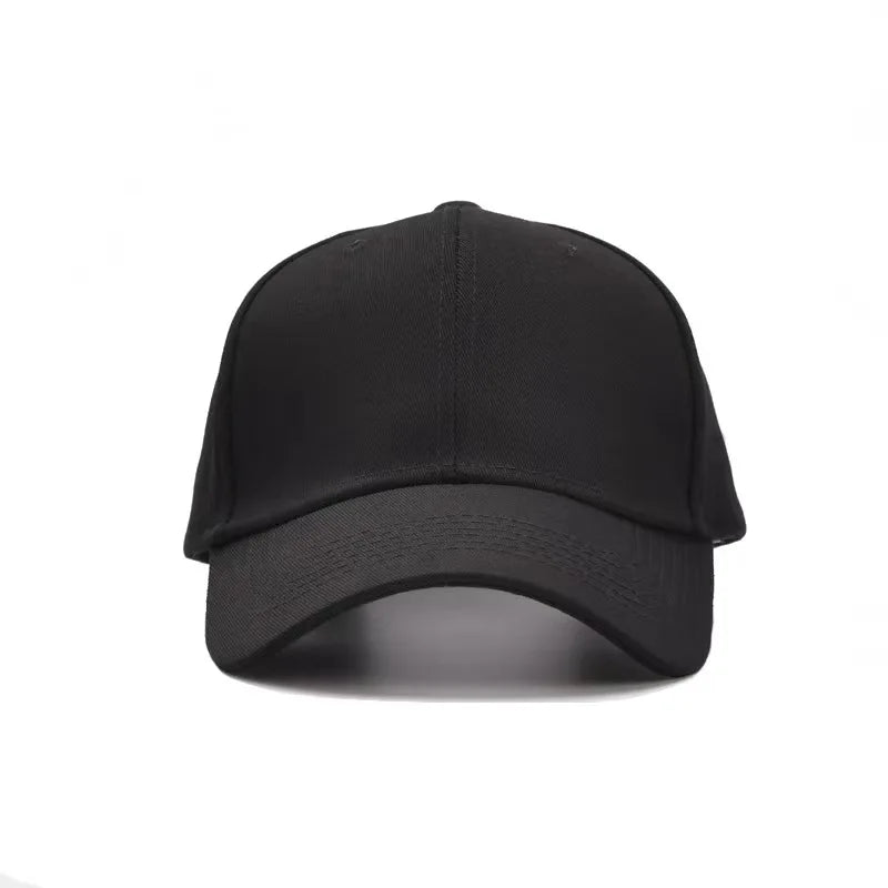 Men's and Women's Summer Baseball Cap Pure Cotton Solid Color Cap Fashion Driver Hat Sunshade Four Seasons Hat