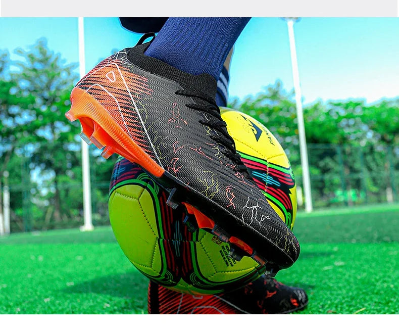 New Men's Football Boots Non-Slip Soccer Shoes Cleats Training FG Top Quality Sneakers Wholesale Drop Shipping Unisex Adult