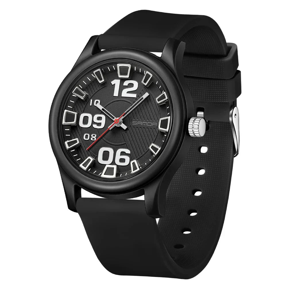 Fashion women's watches, simple casual Soft silicone strap lady watches waterproof, nurse watches for woman, ladies wristwatch