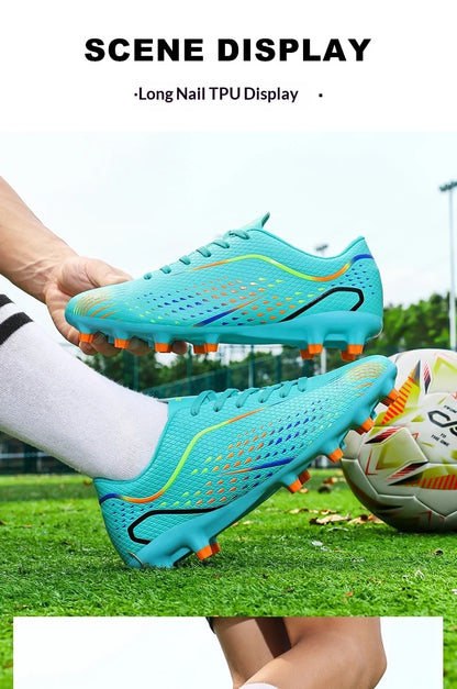 New Men Soccer Shoes Hot Sale Women Professional Football Boots Unisex High-quality Futsal Ultralight Cleats TF/FG Sneakers