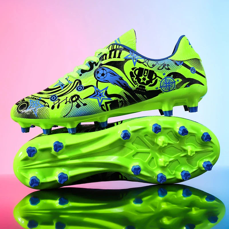 New Kids Soccer Shoes Men Original Football Shoes Indoor Professional Football Field Boots Society Cleats TF/AG Sneaker Non Slip