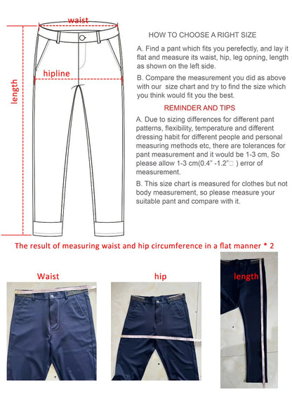 29-42 Men's Summer Pants Thin Straight Stretch Casual Pants with No Trace No Ironing Fabric Silky and Cool Feeling