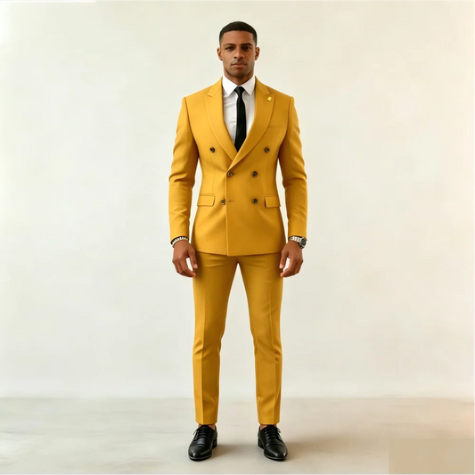 High-Quality Slim-Fit Men's Two-Piece Suits for Wedding Smart Casual Business Office Wear plus Size Available