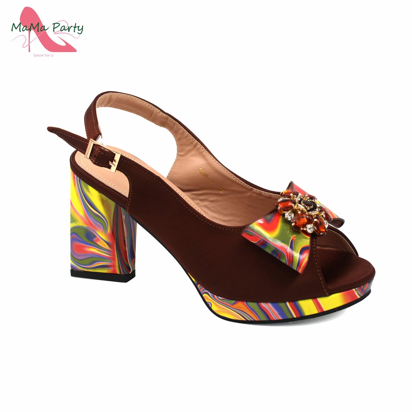 Red Color Italian Design Shoes Matching Bag Set Super High Heels Pumps for Garden Party