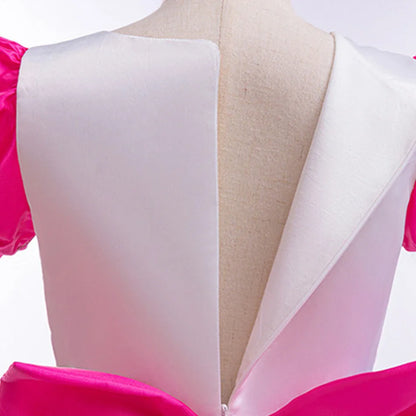 Cats Bow Princess Dress Girls Summer Doll House Cosplay Fancy Cute Frocks Children Holiday Halloween Birthday Party Gown