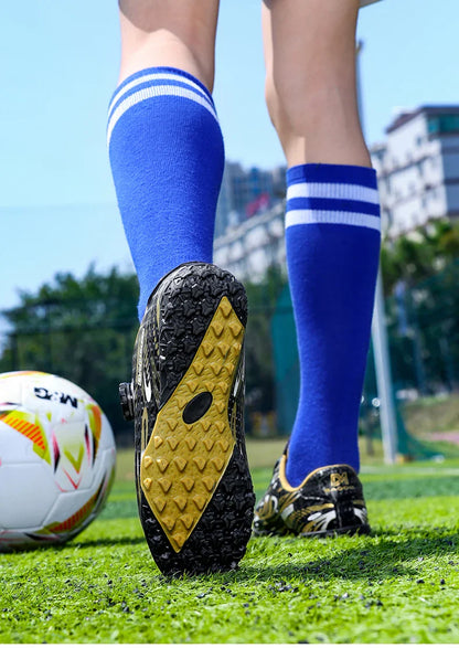 New Kids Football Boots Society Cleats Soccer Shoes Professional Children Football Field Boots Original Non Slip Sneakers Fast