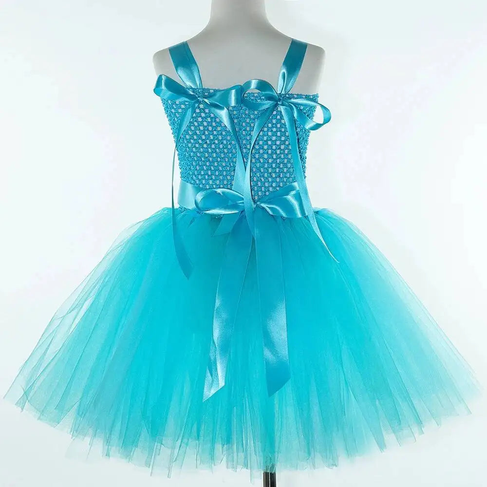 Super Kitty Costumes for Girls Super Cat Tutu Dress for Kids Christmas Halloween Outfits Children Animal Clothes with Eyes Patch