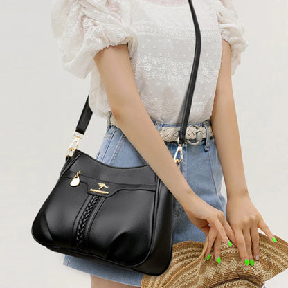 Genuine High Quality Soft Leather Women's Handbag Trend Designer Female Crossbody Bag Casual Shoulder Messenger Handbags 2024