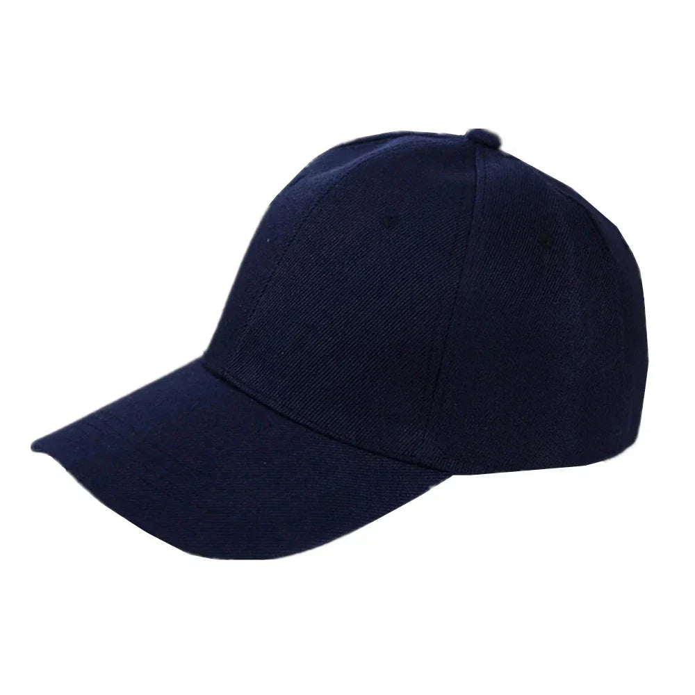 Fashion Retro Solid Color Men and Women Universal Baseball Cap Outdoor Sports Casual Girl Ponytail  Hat Sale