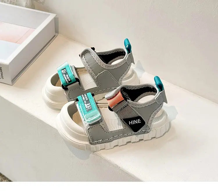 Kids Fashion Sport Sandals Girls Boys New Summer Casual Outdoor Non Slip Sole Sandals Lightweight Comfortable Design Beach Shoes
