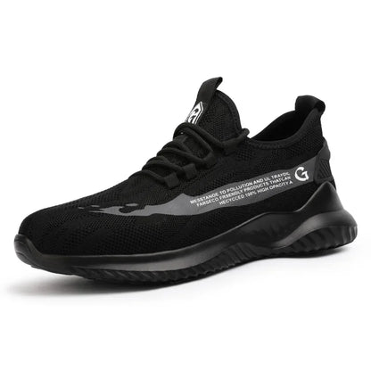 Steel Toe Safety Shoes  Anti Smashing Lightweight Work Sports Shoes  Indestructible Breathable Work Safety Shoes  Men's Comfort