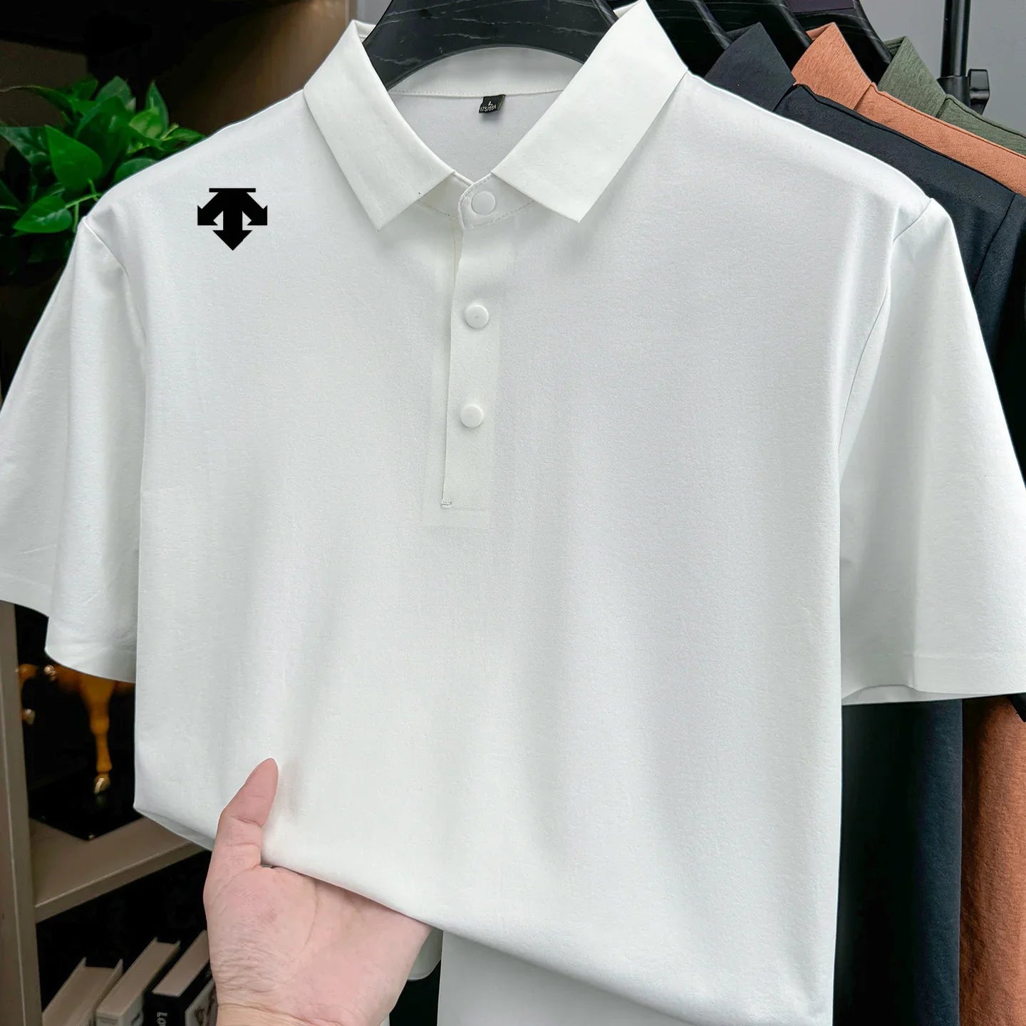 Designer's summer new men short sleeve business casual comfortable sports polo shirt exquisite brand best-selling embroidery top