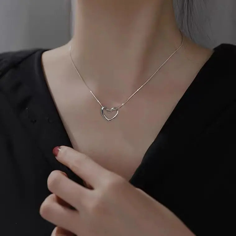 Pendent Necklace for Women Punk Simple Zircon Tassel Clavicle Chain Choker Elegent Party Gift Jewelry Girl