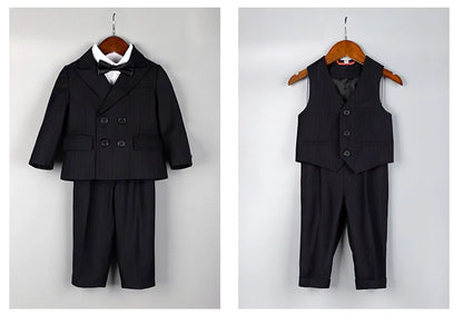 Boys Suit For Wedding 1Year Baby Kids Photograph Suit Children Formal Ceremony Tuxedo Dress Child Party Performance Costume