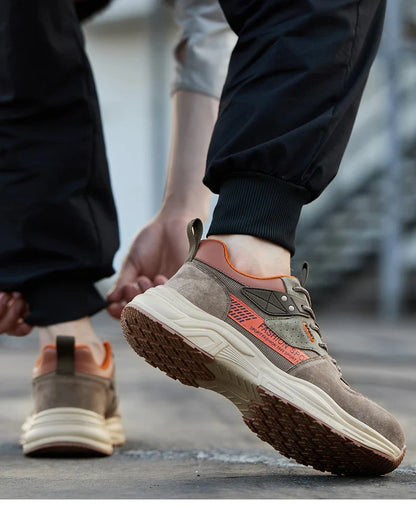 Anti-Puncture Work Shoe For Man  breathable Safety Work Sneakers with iron Toe Indestructible shoes Breathable Work Boots