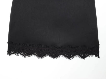 Women Mini Lace Skirt Sexy A-line Pleated High Waist Skirt for Women Spring Summer New Lace Short Skirt