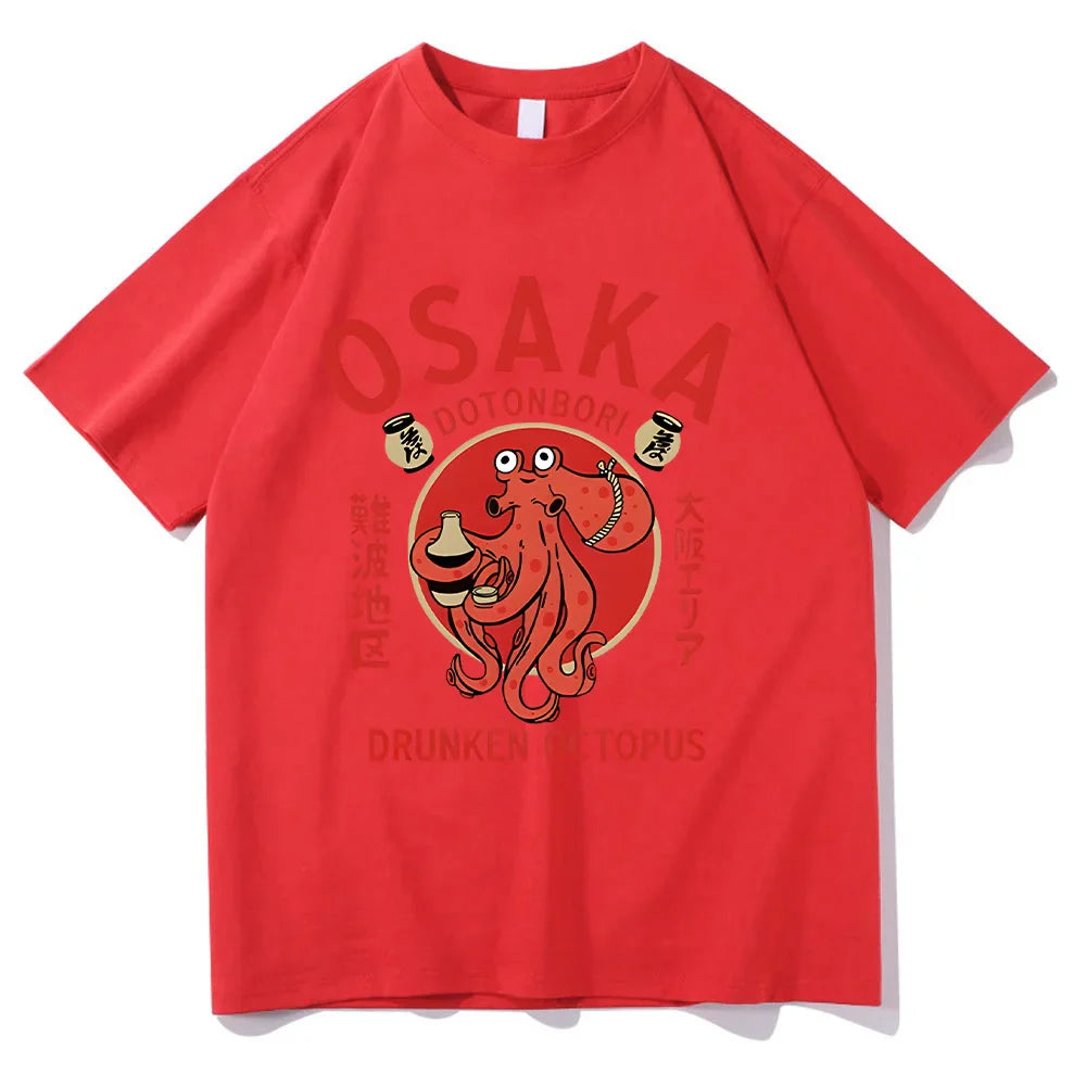 T-shirts Japanese Food Funny Cotton Tee-shirts Summer Fanshion Women Men Tops Vintage  Aesthetic
