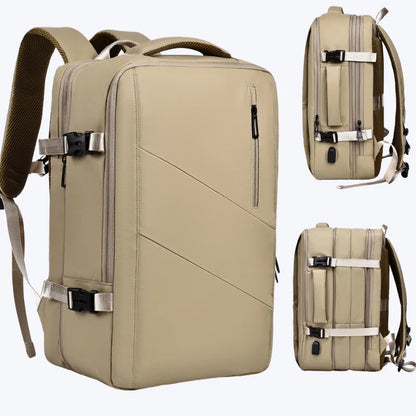 16 Inch Large-capacity Men's High-end Backpack Computer Bag High-end Business Bag Expandable Backpack Witch USB
