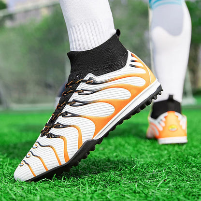 Men's Football Boots TF/FG Adults Soccer Shoes Professional High Quality Soccer Cleats Teenager Anti-slip Outdoor Sports Sneaker