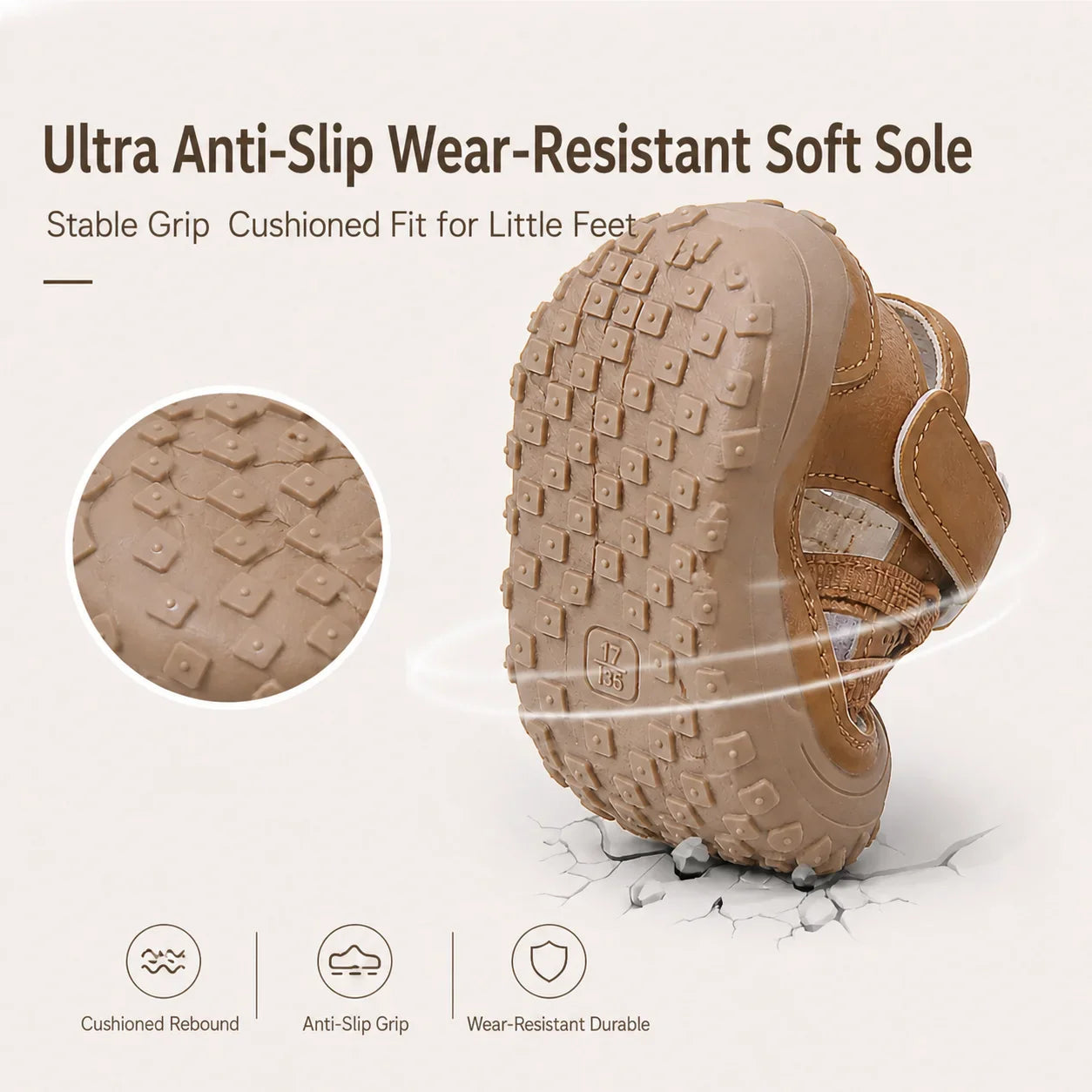 Hollow Out Summer Sandals For Children PU Leather Trend Fashion Boy's Girl's Sport Sandal Anti-slippery Ergonomics Kid's Sneaker