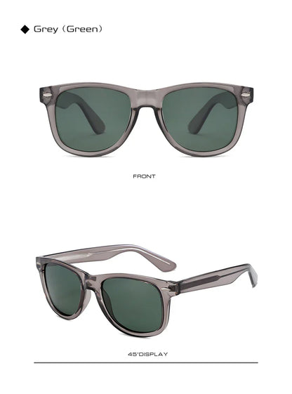 Fashion Vintage Square Sunglasses Men Women High-Quality Luxury Brand Designer Sun Glasses Driving Fishing UV400 Eyewear