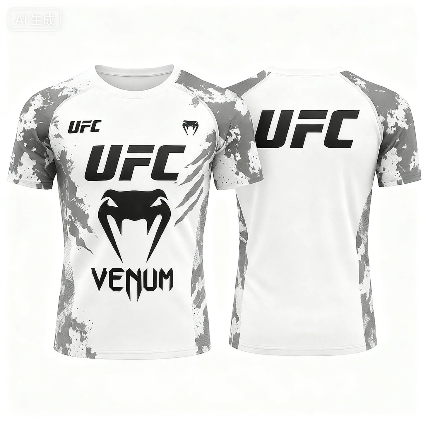 Fashion Gym T-shirt Man Boxing Fighting Competition Training Sports T Shirts Casual O-neck Short Sleeve Tops Summer Loose Tees