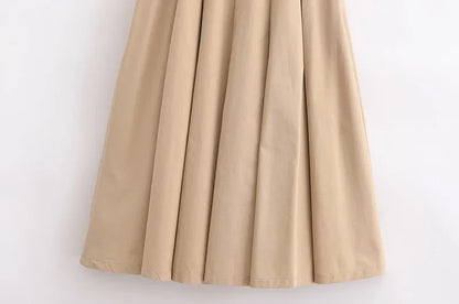 Woman Dresses Belt Pleated Midi Dress Women Sleeveless Summer Dress Woman Knitted Party Dresses for Women Sundress