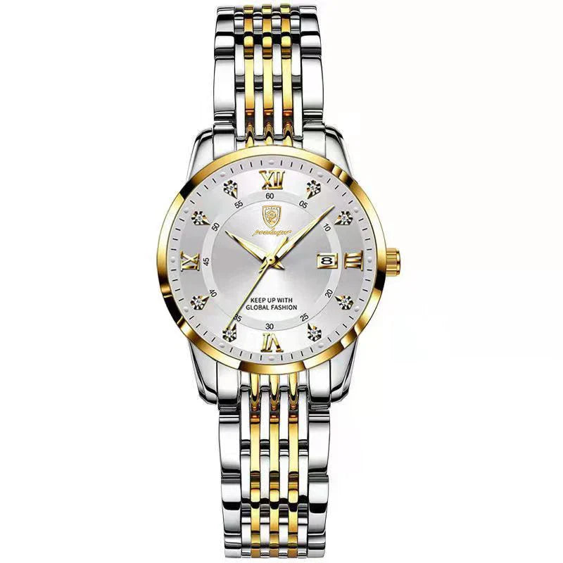 Luxury Woman Watch Waterproof Stainless Steel Luminous Date Ladies Watch Fashion Simple Casual Women’s Quartz Watches