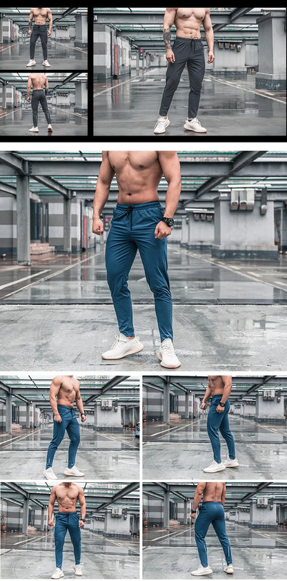 High Quality Men Running Fitness Sweatpants Male Casual Outdoor Training Sport Long Pants Jogging Workout Trousers Bodybuilding