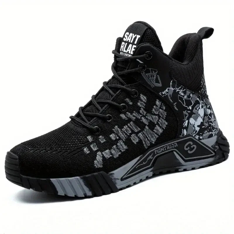 Indestructible Safety Shoes High Quality Men Steel Toe protective Safety Work Shoes Men anti-smash Puncture-Proof Safety Boots