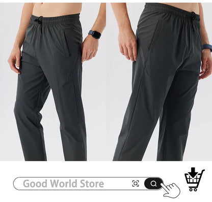 Summer Men's Jogging Sports Pants Gym Fitness Training Running Sweatpants Comfortable Breathable Workout Trousers