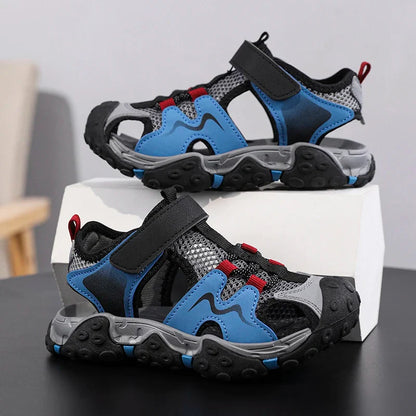 Children Sandals Summer Boys Barefoot Shoes Outdoor Water Sneakers Non-slip Fashion New Sports Sandals for Boy 4-12 Years
