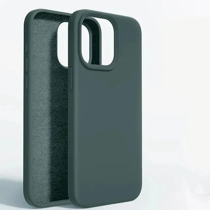 Luxury Liquid Silicone Phone Case For iPhone 15 13 12 11 14 Pro Max Bumper Cover 15 Plus Shockproof Protective Cases Accessories