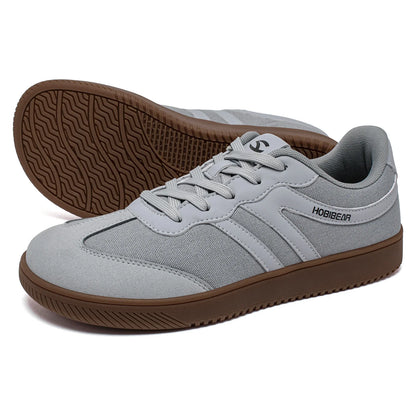Wide Toe Shoes Mens Womens Minimalist Fabric Sneaker Lace Up Casual Walking Shoes