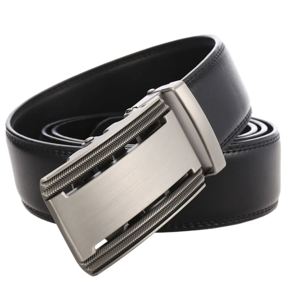 Personalized Mens White Leather Belt Business Custom Engraved Name Logo Men's Automatic Buckle Accessories Waistband Gifts
