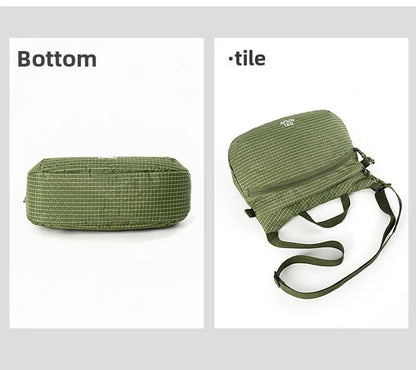 Nylon Cloth Daily Commute Messenger Bag Lightweight Hand Bag Sports Shoulder Bag Casual Anti-splashing Messenger Bag