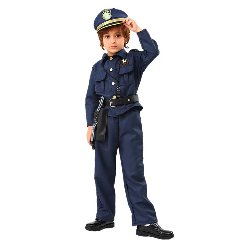 Complete Your Child's Police Costume with Walkie-talkie, Whistle & Handcuffs Accessories!