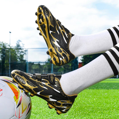 New Men Kids Football Boots Ultralight Boys Professional Soccer Shoes Cleats Non-Slip Match Grass Training Shoes Drop Shipping