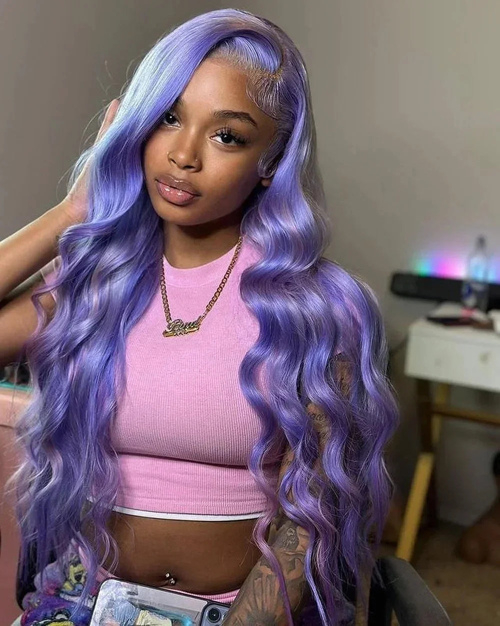 36 40 Inch 613 Honey Blonde Body Wave 250 Density 13x6 HD Lace Front Human Hair Wigs 13x4 HD Lace Frontal Wig for black women