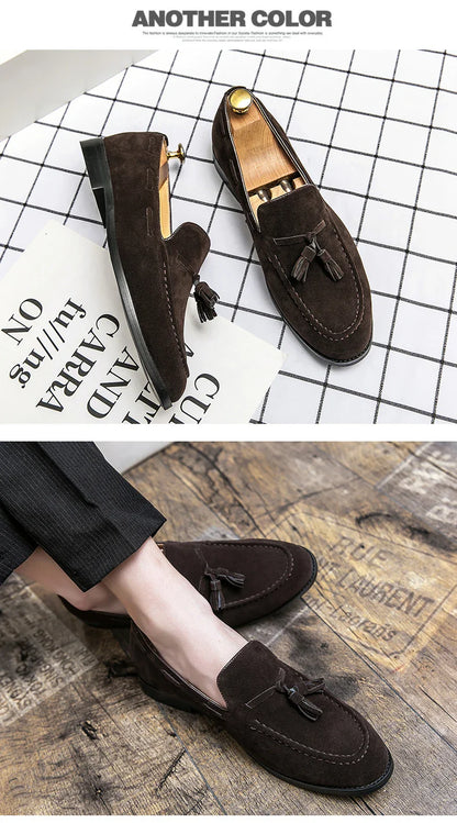 Casual Business Shoes Men Classic Social Office Loafers Men Large Size 48 Trend Casual Flat Party Loafers Male