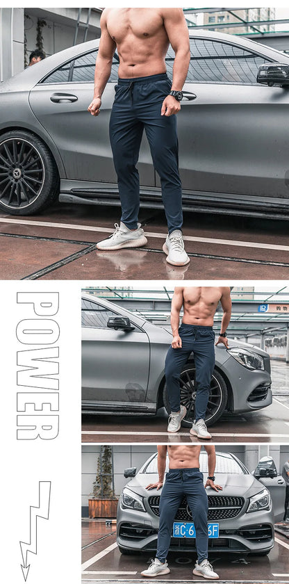 High Quality Men Running Fitness Sweatpants Male Casual Outdoor Training Sport Long Pants Jogging Workout Trousers Bodybuilding