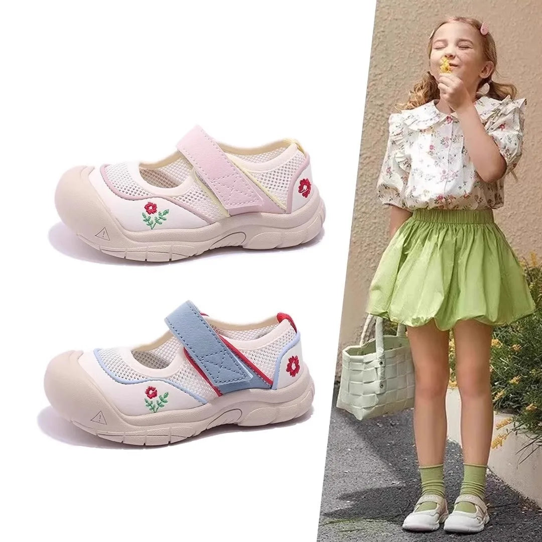 Kids mesh sneaker Anti-slip Sandal Toddler Boy Sports Shoe Girl Children Breathable Beach Sandal Soft Bottom sports casual Shoes