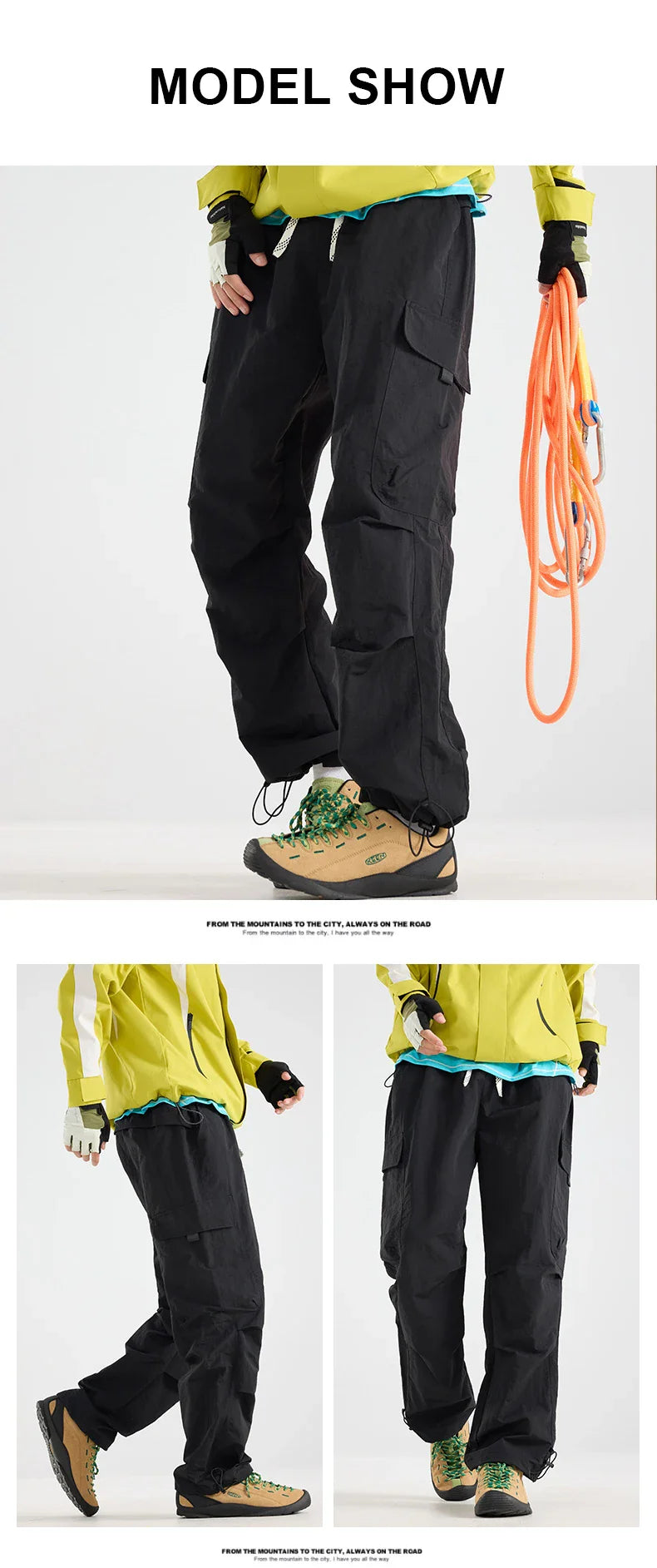 2026 New Men's Water-repellent Hiking Pants Scratch Resistance Fashion Cargo Pants Breathable Trousers Fishing Camping Pants