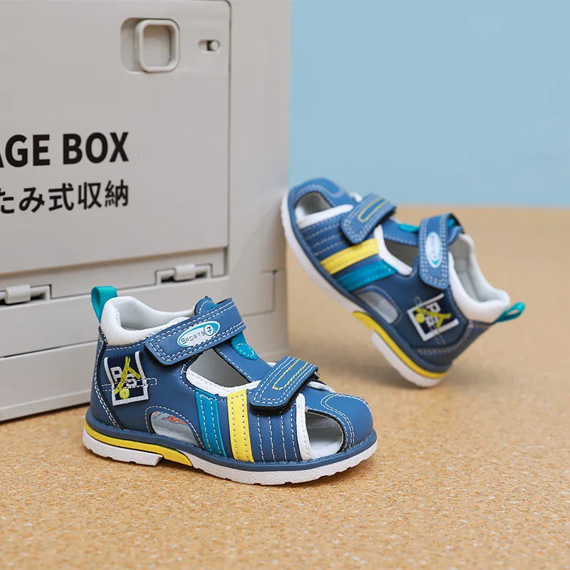 Summer New Sandals Boys Shoes Children Beach Shoes Non-Slip Closed Toe baby Sandals