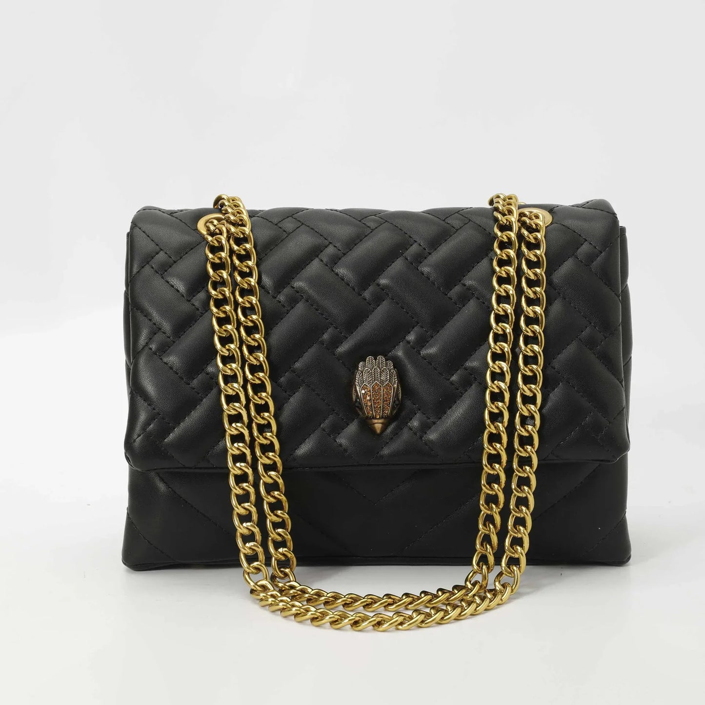 2026 New Chain Bag Textured Rhombus Embroidery Thread Single Bag Versatile Single Shoulder Crossbody Hot Selling Women's Bag
