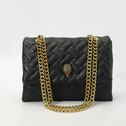 2026 New Chain Bag Textured Rhombus Embroidery Thread Single Bag Versatile Single Shoulder Crossbody Hot Selling Women's Bag